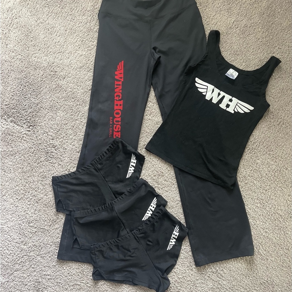 Hooters Black Athletic Shorts